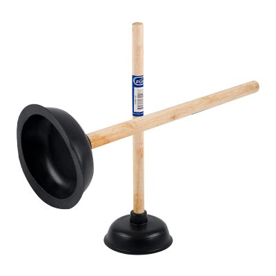 Plunger with Wooden Handle- 18.11"