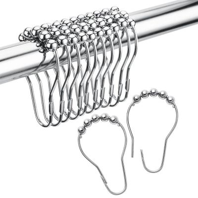 Shower Curtain Hooks Rings For Bathroom