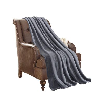 Cozy Plush Throw Blanket Throw size, Grey