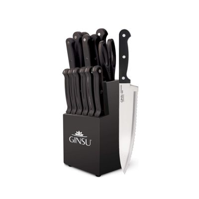 GINSU Kiso 14PC Knife Set – Black color