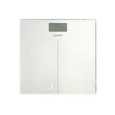 Letsfit Digital Bathroom Scale – White