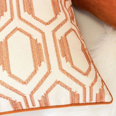 2 Pack Pillow Covers 20"x20", Orange