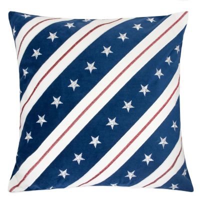 2 Pack Velvet Pillow Cover 20"x20", Flag SHM-PC04-Flag