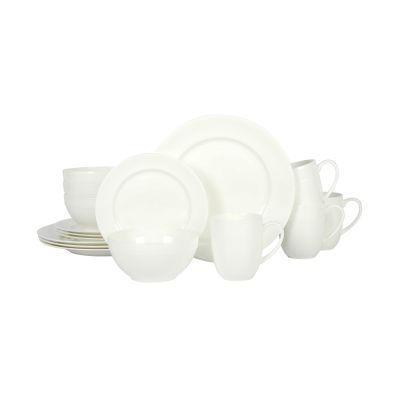 GE 16PC Bridal Bead Design Dinnerware set