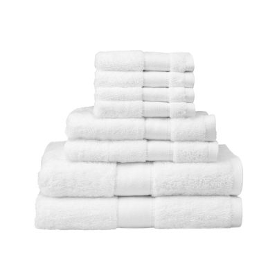 100 Cotton Bath Towel Set - 2 Bath Towels, 2 Hand Towels, 4 Wash Cloths, Group