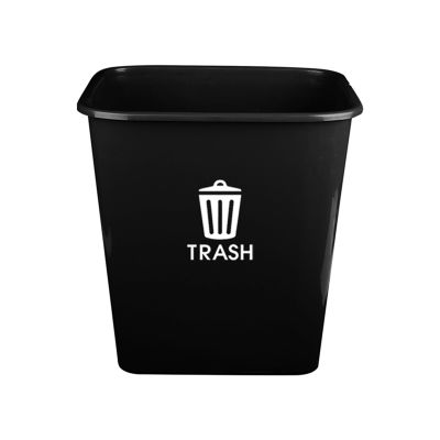Merry Home 7 Gallon Wastebasket for Recycling – Black color