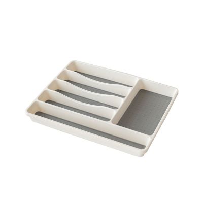 6-Compartments No-Slip Large Silverware Tray Organizer