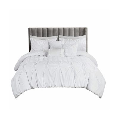 7 Pieces Bedding Comforter Set Bed in a Bag